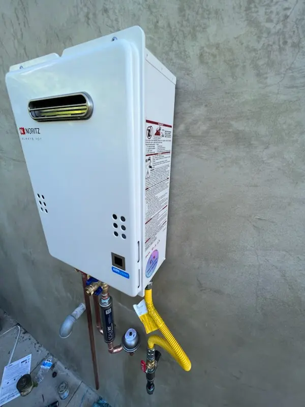 Tankless water heater installation for Kinsale homes